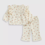 Berry Velour Top and Leggings Set